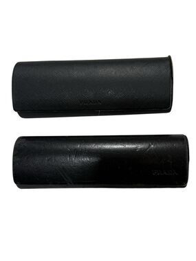 Prada Optical Cases Bundle of Two Black Cases